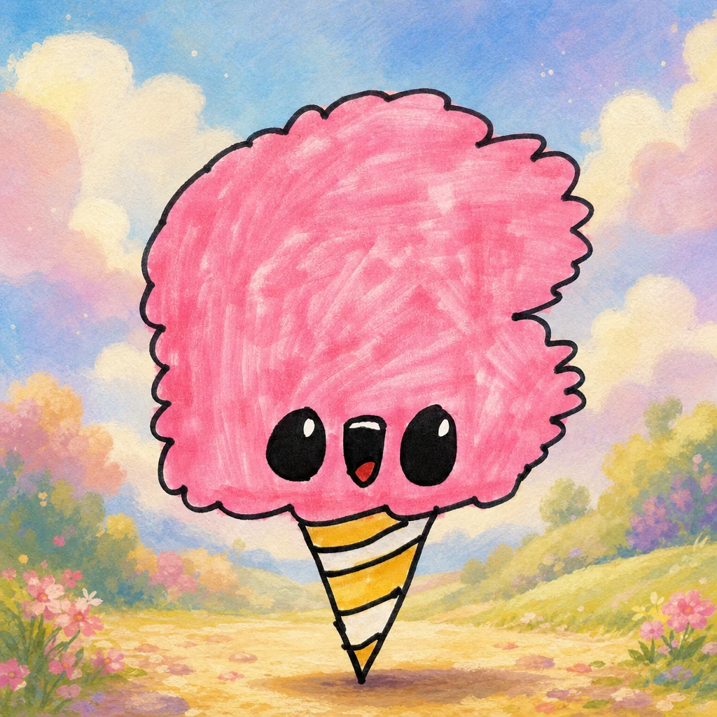 Storybook illustration based on Weston's Happy Ice Cream Cone