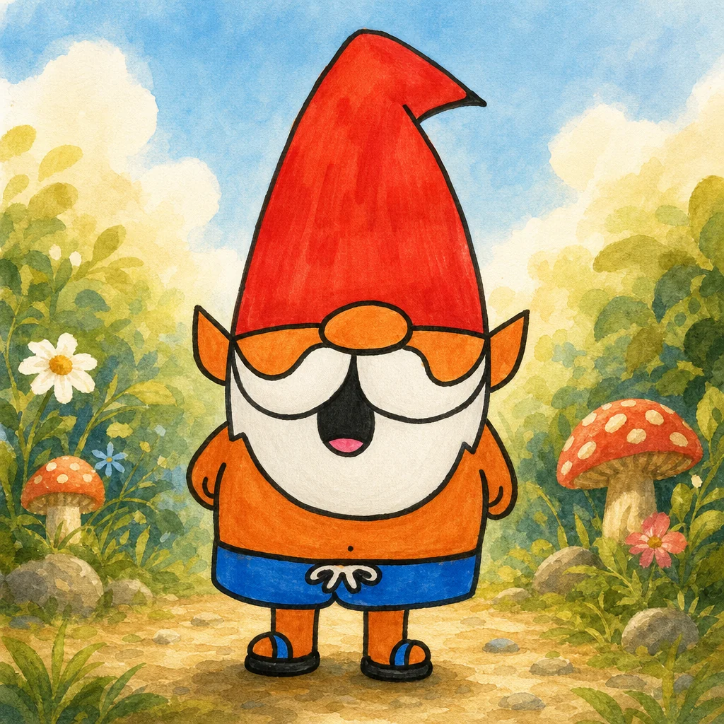 Storybook illustration based on Weston's Red Hat Gnome